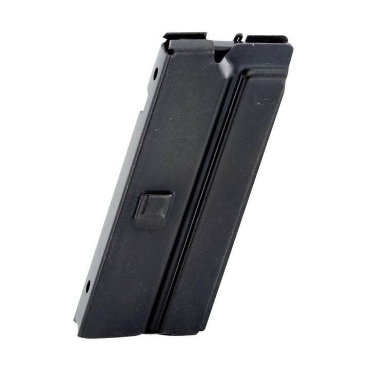 Durable black firearm magazine HS150B3E for reliable performance and quick tactical reloads.