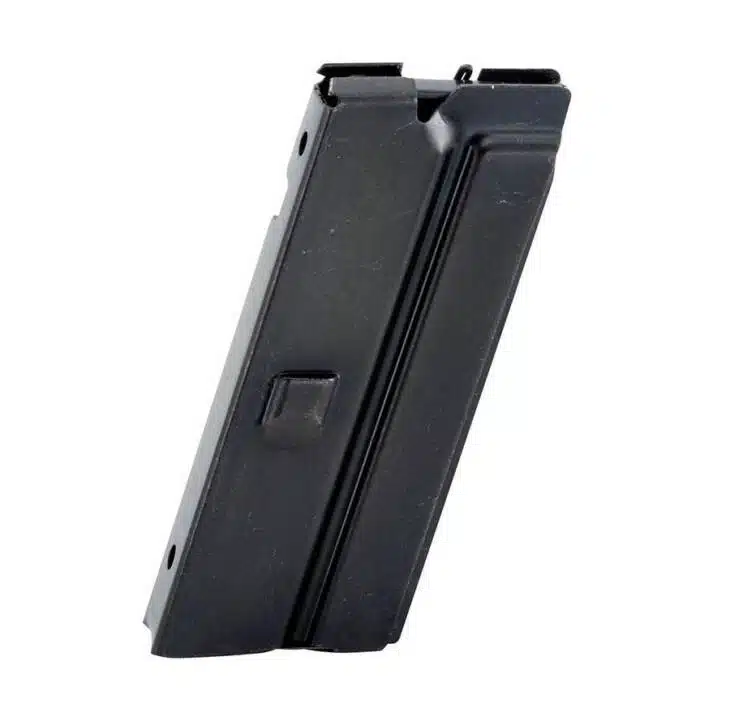 Durable black firearm magazine HS150B3E for reliable performance and quick tactical reloads.