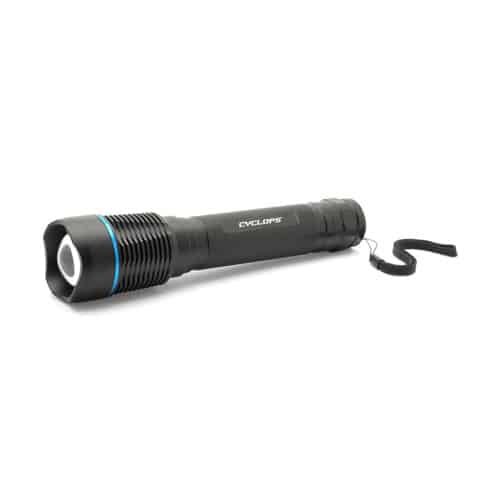 BRONTES 2K FLASHLIGHT - BLACK, 2000 LUMENS