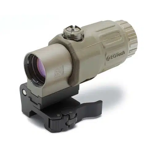 Durable tactical magnifier sight for enhanced shooting accuracy and quick attachment in any environment.