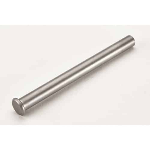 Polished stainless steel rod for versatile engineering and construction applications. Durable and reliable tool component.