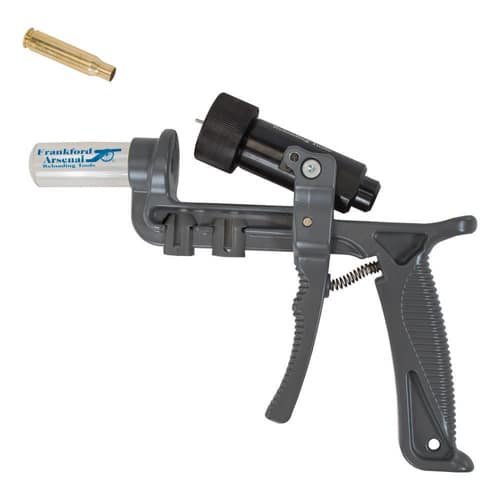 Ergonomic adhesive dispensing tool with precision nozzle for professional sealant applications.