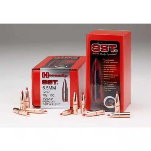 Premium 6.5mm SST bullets with copper jackets for superior performance and reliability in shooting.