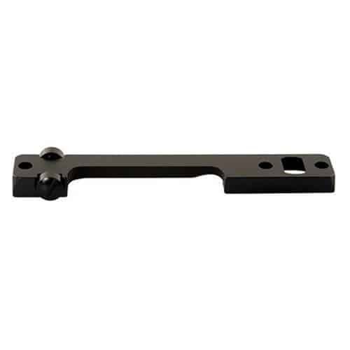 Durable black metal lever component for machinery; precision-engineered for secure connections and performance.