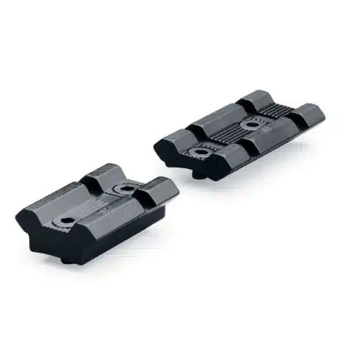 Durable black tactical rail covers for Picatinny rails, enhancing grip and low visibility performance.