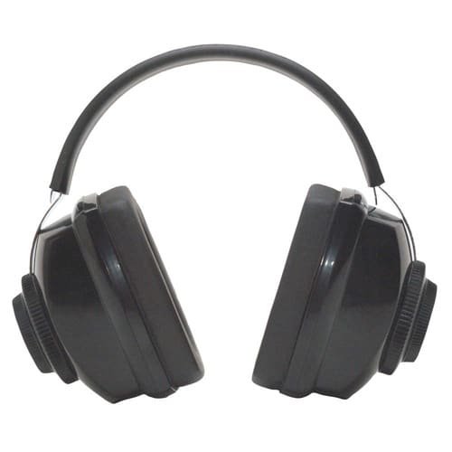 Premium black over-ear headphones with sound isolation and adjustable ear cups for ultimate comfort.