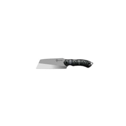 Durable stainless steel chopping knife with ergonomic grip for effortless food preparation.