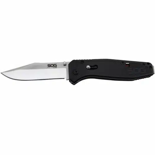 Sleek folding knife with stainless steel blade and ergonomic grip for versatile, everyday use.