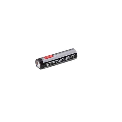 Streamlight cylindrical battery: reliable power source for flashlights and cameras. Sleek and durable design.