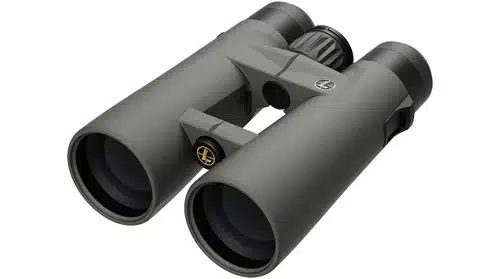 High-performance matte gray binoculars for clear outdoor viewing, ideal for birdwatching and low light.