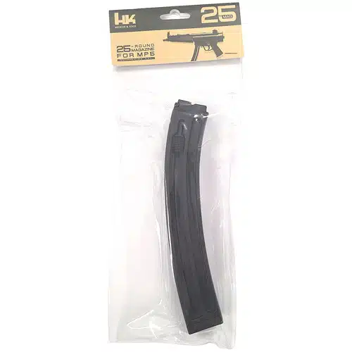 26-Round Black Gun Magazine: Reliable firearm accessory for extended shooting sessions. Quality construction and design.
