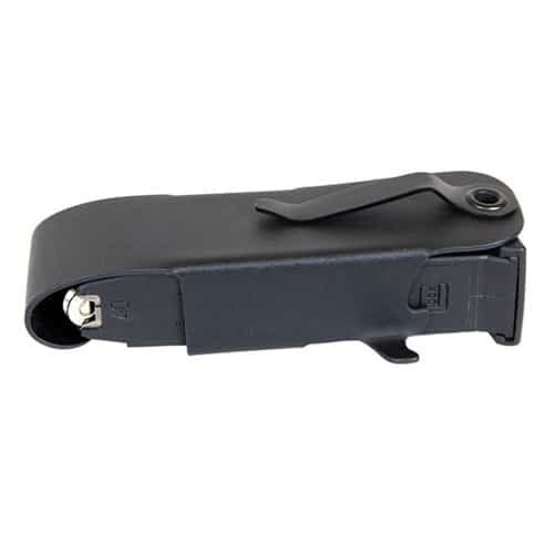 Compact black utility tool with clip for easy carrying and versatile everyday use.