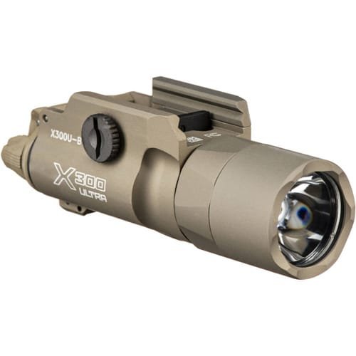 X300 Ultra Tactical Flashlight for firearms, featuring advanced LED, durable design, and easy control.