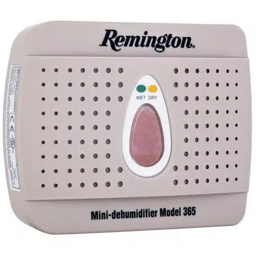 Compact Remington Mini Dehumidifier Model 365 for effective moisture control in small spaces.