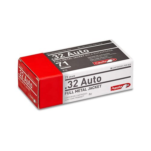 High-quality .32 Auto Full Metal Jacket ammunition, 71 grain, perfect for target shooting and defense.