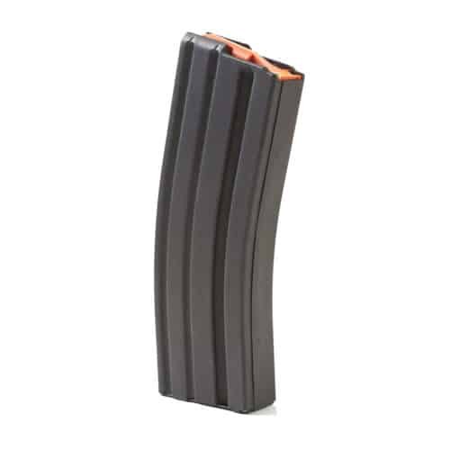 AR-15 .223/5.56 STAINLESS STEEL 30 ROUND MAGAZINE - MARLUBE BLACK, ORANGE FOLLOWER