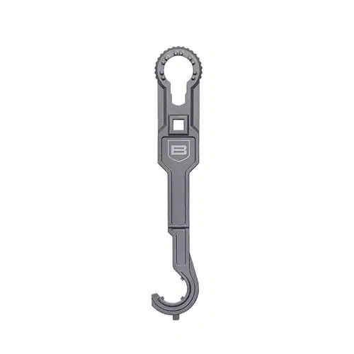 Ergonomic gray hook tool for versatile lifting and securing tasks, perfect for everyday and outdoor use.