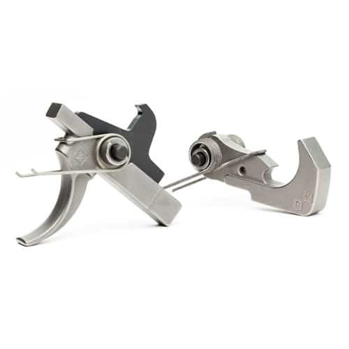 Durable precision metal trigger assembly components for firearms, enhancing reliability and user control.