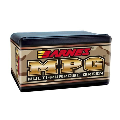 Durable Barnes MPG Multi-Purpose Green Container for outdoor gear, camping, and DIY projects.