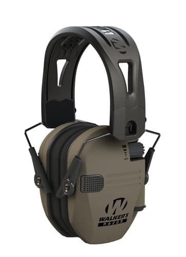 Tactical electronic earmuffs for comfort and noise protection in shooting and industrial environments.