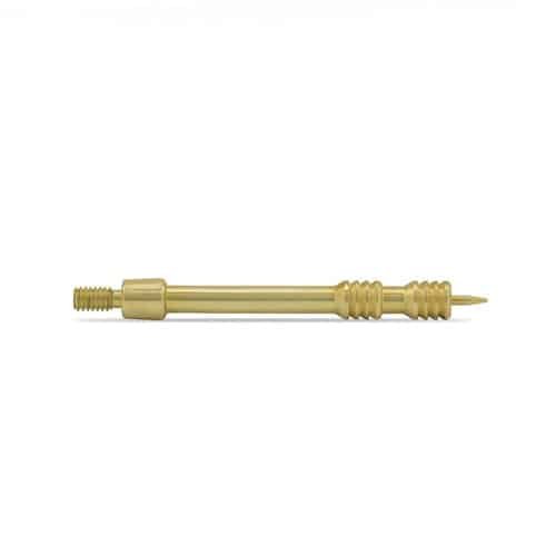 Durable golden precision tool with ergonomic grip and tapered tip for versatile piercing tasks.