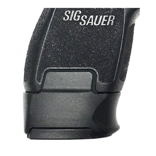 SIG SAUER magazine with textured grip, designed for reliability and ergonomic handling in firearms.