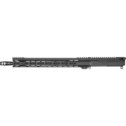 Premium AR-style upper receiver assembly with versatile rail system and sleek matte finish.