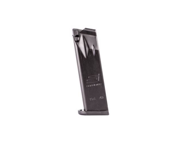 Durable black steel magazine for reliable firearm performance and easy reloading - Model k2451432fd.