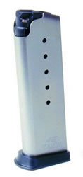 Kahr .40 Caliber Magazine: Durable metal design with ammo visibility and stability for tactical use.