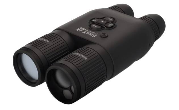 Sleek KLRFF499 binoculars for birdwatching, hunting, and stargazing with digital zoom and comfort-focused design.