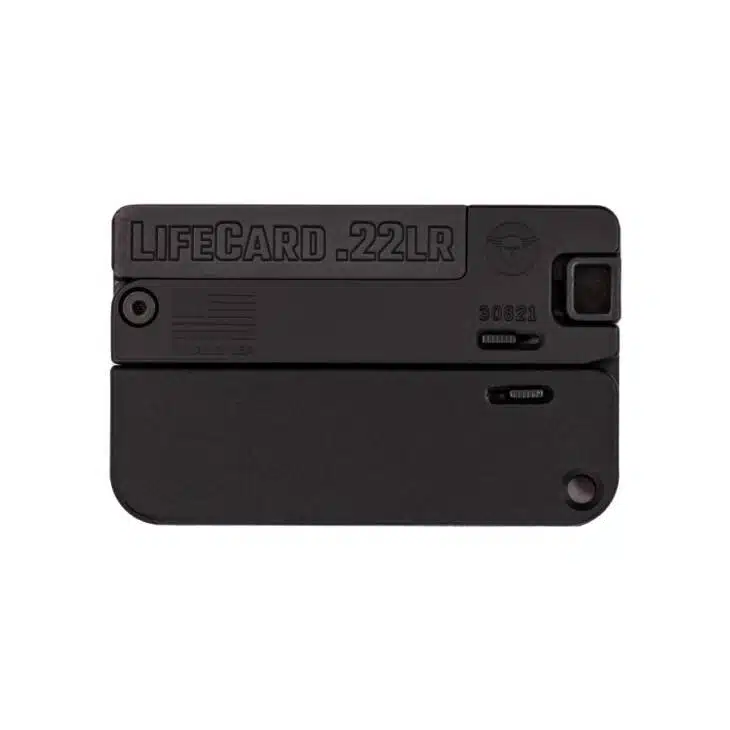 Lifecard .22LR: Compact, discreet firearm designed for personal protection and easy everyday carry.