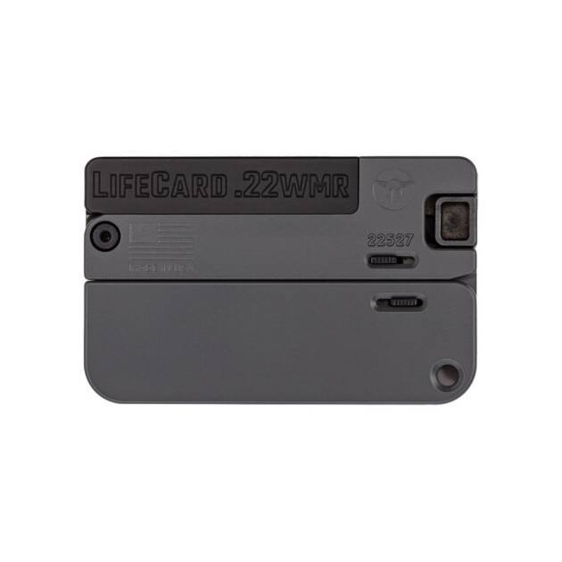 Lifecard .22 WMR: Ultra-compact, discreet firearm with card-like design for safe concealed carry.