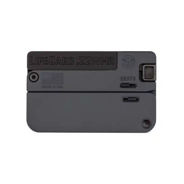Lifeguard 22WMT: sleek gray compact device with speaker, perfect for portable functionality and style.