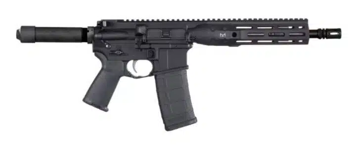 Sleek modern tactical rifle with ergonomic design, customizable features, and rapid reload capabilities.