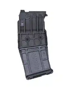 Durable polymer firearm magazine MB95138, designed for reliability and quick handling in all conditions.