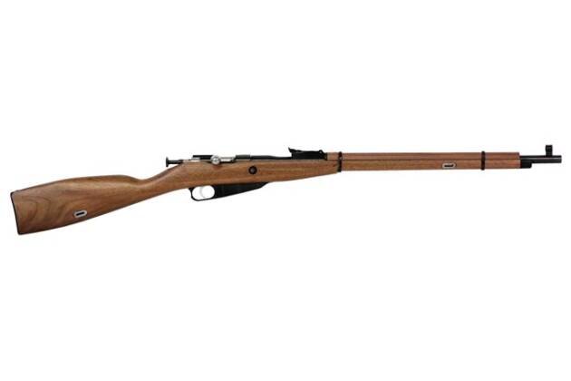 Classic wooden stock bolt-action rifle offering precision, comfort, and elegant design for marksmen.