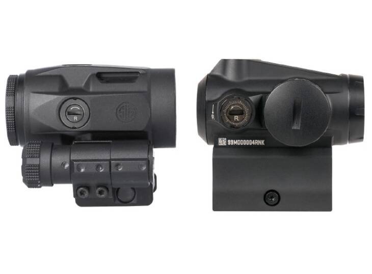 Compact tactical optics set featuring red dot and reflex sights for enhanced shooting accuracy.
