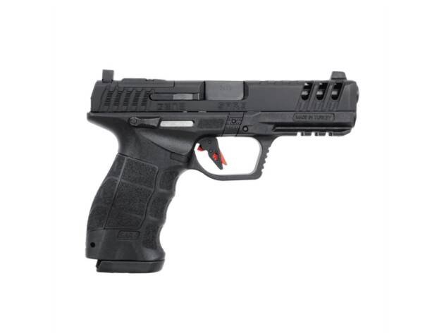 SAR 9 Tactical Pistol: Sleek design, ergonomic grip, and versatile for law enforcement and self-defense.