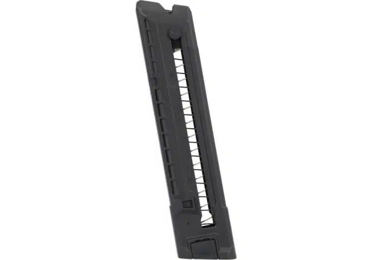 Ergonomic black utility knife holder with locking mechanism for safe and precise cutting.