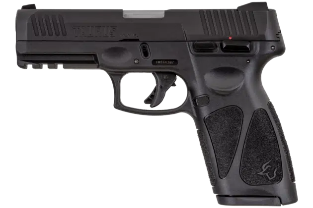 Compact semi-automatic pistol with ergonomic grip, sleek design, and safety features for optimal performance.