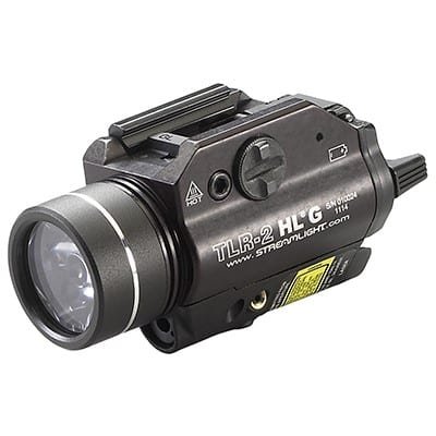 Streamlight TLR-2 HL-G: High-performance tactical light and laser for firearms, enhancing visibility and accuracy.