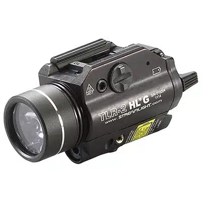 Streamlight TLR-2 HL-G: High-performance tactical light and laser for firearms, enhancing visibility and accuracy.