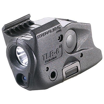 Streamlight TLR-6: Compact tactical light and laser sight for enhanced handgun visibility and accuracy.