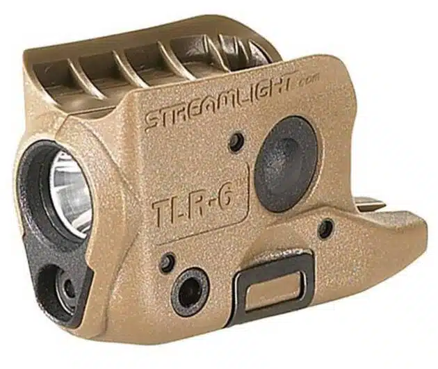 Streamlight TLR-6: Compact light and laser combo for firearms, perfect for low-light accuracy.
