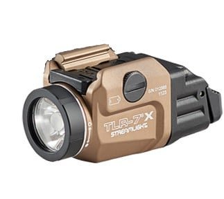 TLR-7X Tactical Flashlight: Compact, durable, powerful illumination for firearms and low-light scenarios.