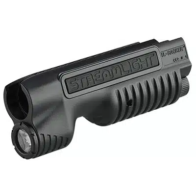 Ergonomic tactical flashlight grip for firearms, featuring a durable design and powerful adjustable lighting.