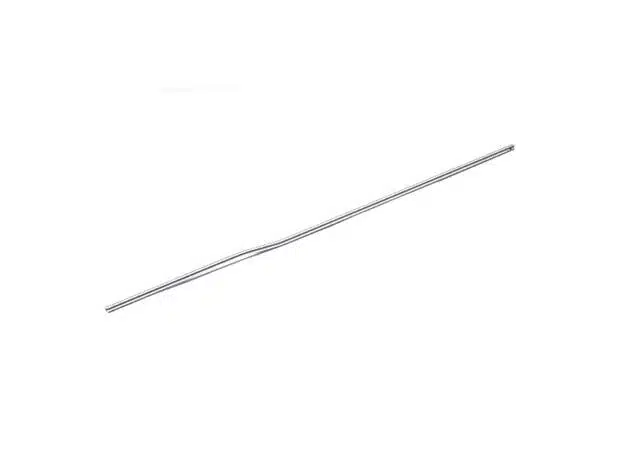 Versatile polished metal rod with a subtle bend, ideal for construction and engineering applications.