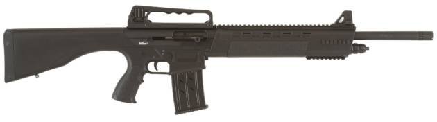 Versatile modern semi-automatic rifle with ergonomic grip and customizable modular design.