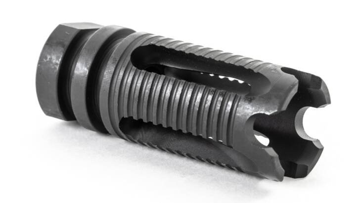 KAK Industry AR15 "Phantom" Style Flash Hider - 1/2-28 - Image 2