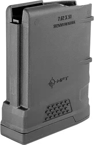 Durable 7.62x54 detachable magazine for firearms, designed for reliability and performance in shooting sports.